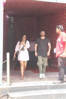 Neha Sharma spotted with boyfriend at Bandra