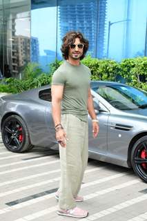 Vidyut Jammwal spotted promoting their upcoming film Khuda Haafiz Chapter II: Agni Pariksha 