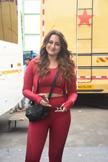 Sonakshi Sinha spotted at Film City