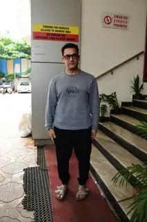 Aamir Khan spotted in the city 