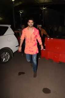 Varun Dhawan spotted at the Mumbai airport