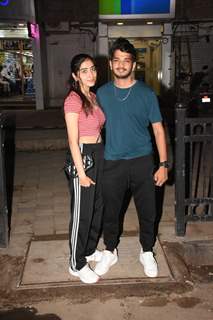 Munawar Faruqui spotted with his girlfriend Nazila Sitaishi in the city  