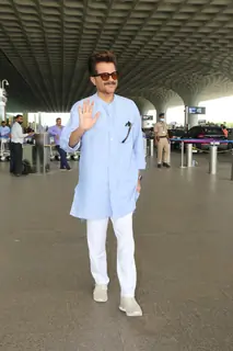 Anil Kapoor spotted at Mumbai airport