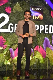 Pratik Gandhi spotted at SonyLIV 2.0 Relaunch Red Carpet event