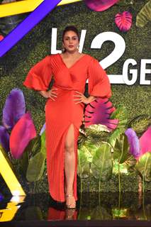 Huma Qureshi spotted at SonyLIV 2.0 Relaunch Red Carpet event
