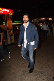 Varun Dhawan spotted at Mumbai airport 