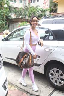 Neha Sharma spotted at Bandra