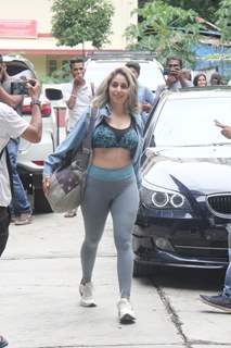 Neha Bhasin spotted at Bandra