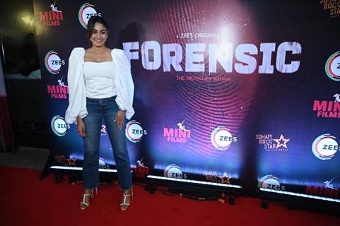 Sana Makbul snapped at the premiere of film Forensic