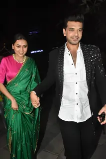 Tejasswi Prakash and Karan Kundrra spotted at BKC Bandra 