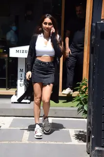 Anusha Dandekar spotted at Bandra