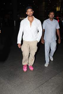 Sahil Khan spotted at Mumbai airport 