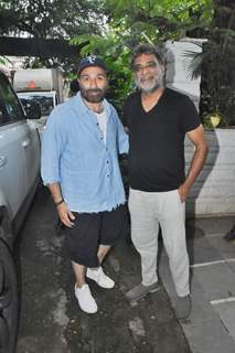 Sunny Deol and R. Balki spotted at Bandra