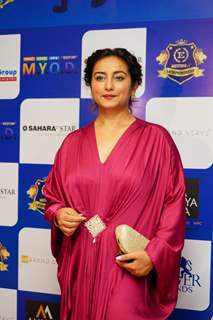 Divya Dutta clicked at the Power Brands: Bollywood Film Journalist’s Awards