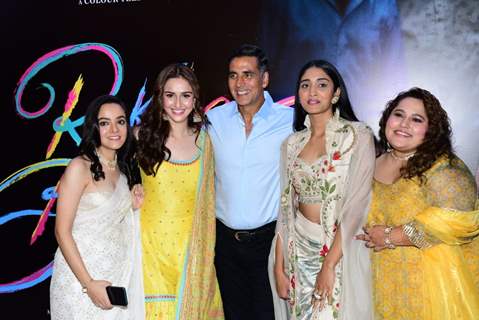 Akshay Kumar, Sadia Khateeb, Deepika Khanna, Sahejmeen Kaur and Smrithi Srikanth spotted for Raksha Bandhan song launch at Lalit hotel 