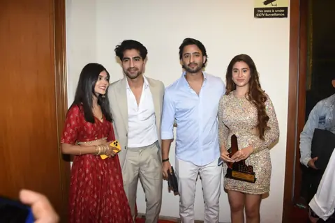 Harshad Chopda, Hiba Nawab, Harshad Chopda, Pranali Rathod clicked at The International Iconic Awards 2022