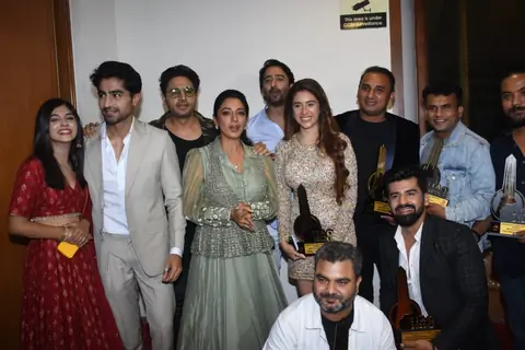 Harshad Chopda, Pranali Rathod, Hiba Nawab, Shaheer Sheikh, Aashish Mehrotra, Rupali Ganguly, Gaurav Khanna, Shaheer Sheikh clicked at The International Iconic Awards 2022