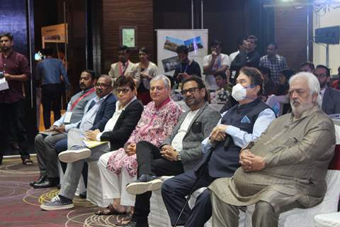 Manoj Joshi, Anees Bazmee, Randhir Kapoor, Rahul Rawail attends the 5th Global Film Tourism Conclave