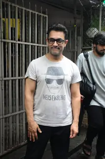 Aamir Khan spotted at dubbing studio in Bandra 