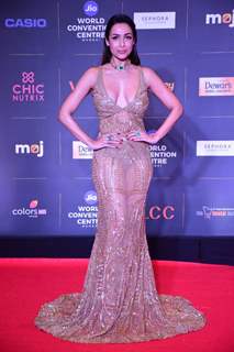 Malaika Arora grace the red carpet of Femina Miss India 2022 grand finale at Jio World Centre in Bandra Kurla Complex 
