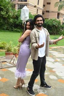 Amaal Mallik and Manpreet Kaur Kaille spotted promoting their new song Chalo Theek Hai 