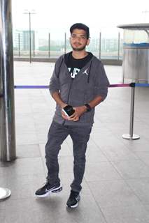 Munawar Faruqui snapped at the airport 