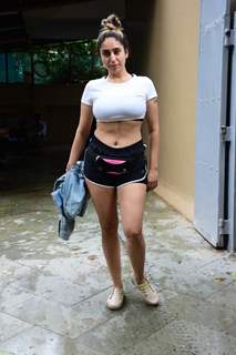 Neha Bhasin spotted in Bandra 