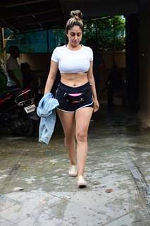 Neha Bhasin spotted in Bandra 