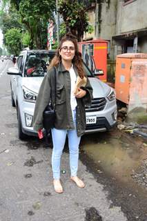 Fatima Sana Shaikh spotted at RSVP office in Bandra