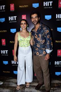 Rajkummar Rao and Sanya Malhotra snapped promoting their upcoming film Hit – The First Case in the city 