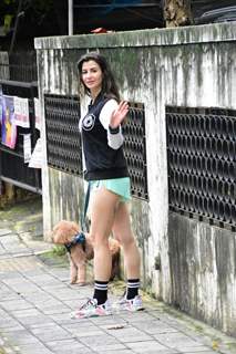 Giorgia Andriani spotted in Bandra