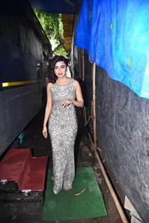 Tejasswi Prakash snapped on the sets of Naagin 6