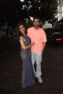 Tejasswi Prakash and Karan Kundrra spotted in the city 