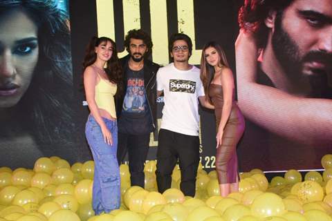 Arjun Kapoor, Disha Patani and Tara Sutaria clicked at the launch of the new song ‘Dil’ from Ek Villain Returns