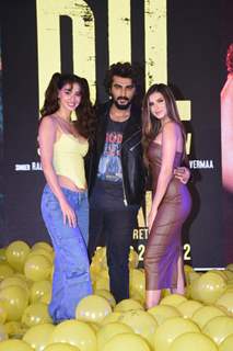 Arjun Kapoor, Disha Patani and Tara Sutaria clicked at the launch of the new song ‘Dil’ from Ek Villain Returns