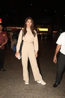 Pooja Hegde spotted at Mumbai airport