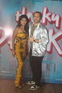 Adhyayan Suman And Kanchi Singh clicked at the Press Conference Of their upcoming film Hanky Panky 