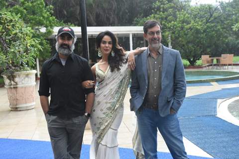 Mallika Sherawat, Rajat Kapoor and Ranvir Shorey snapped at the promotions of upcoming film RK/RKAY