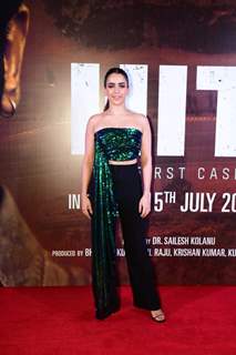 Sanya Malhotra snapped at Hit – The First Case screening in Mumbai 