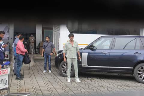 Ranbir Kapoor spotted at the Kalina airport