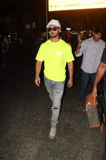 Aayush Sharma spotted at the mumbai airport
