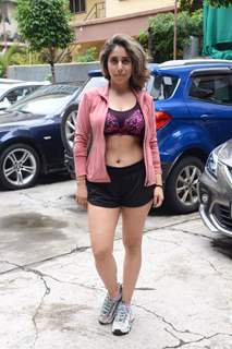 Neha Bhasin spotted in Bandra