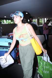 Sara Ali Khan spotted at the Mumbai airport