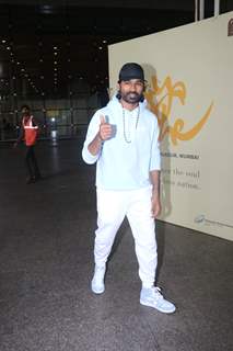 Dhanush spotted at the Mumbai airport
