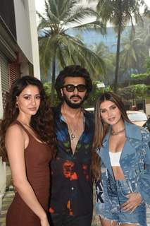 Arjun Kapoor, Disha Patani, Tara Sutaria spotted promoing Ek Villain Returns at T-series in Andherispotted promoing Ek Villain Returns at T-series in Andheri