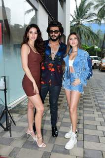 Arjun Kapoor, Disha Patani, Tara Sutaria spotted promoing Ek Villain Returns at T-series in Andheri