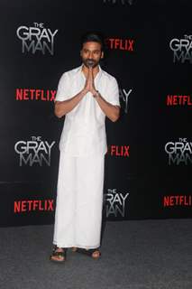 Dhanush attend the premiere of The Gray Man