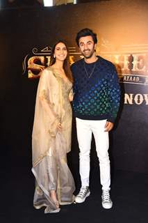 Ranbir Kapoor and Vaani Kapoor clicked at the Shamshera release at Juhu PVR