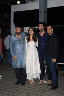 Ranbir Kapoor, Vaani Kapoor, Sanjay Dutt and Karan Malhotra spotted at Kalina airport