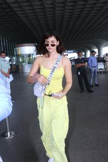 Disha Patani spotted at the Mumbai airport